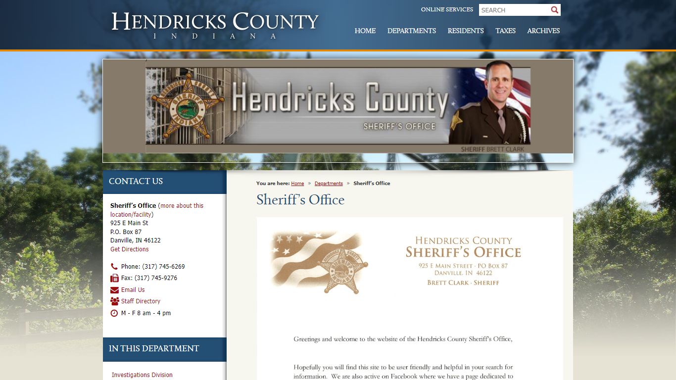 Sheriff’s Office / Hendricks County, IN